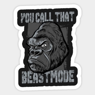 You call that Beastmode? Sticker